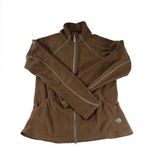Mountain Hardwear Full Zip Brown Fleece